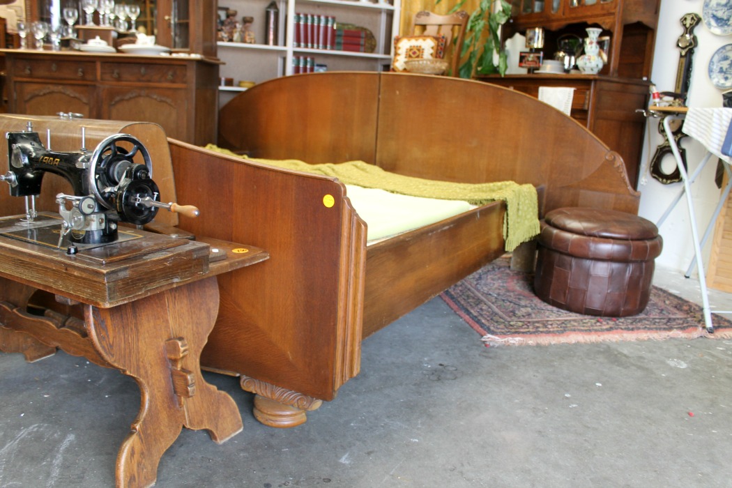 vintage shopping tip de wissel bed