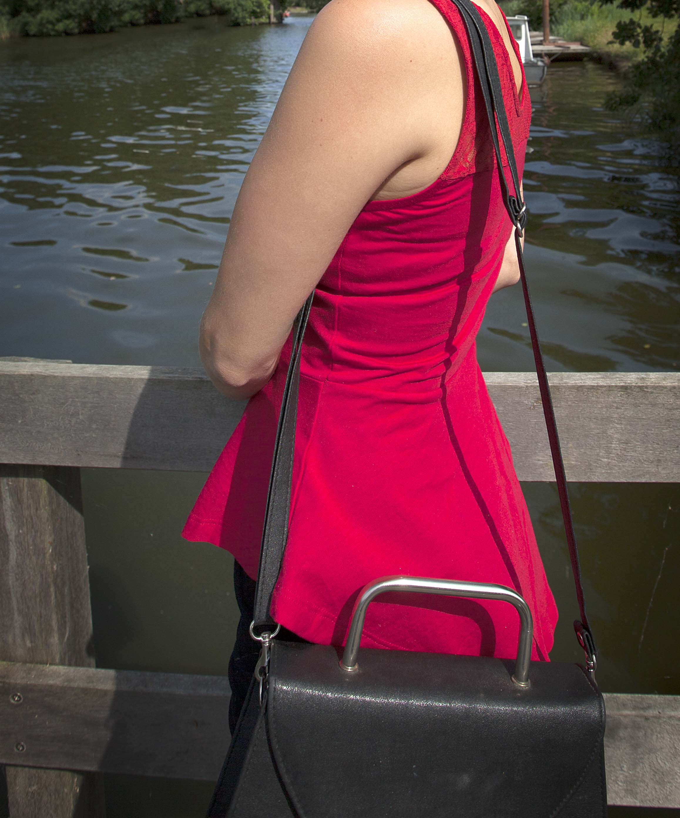 outfit peplum top detail