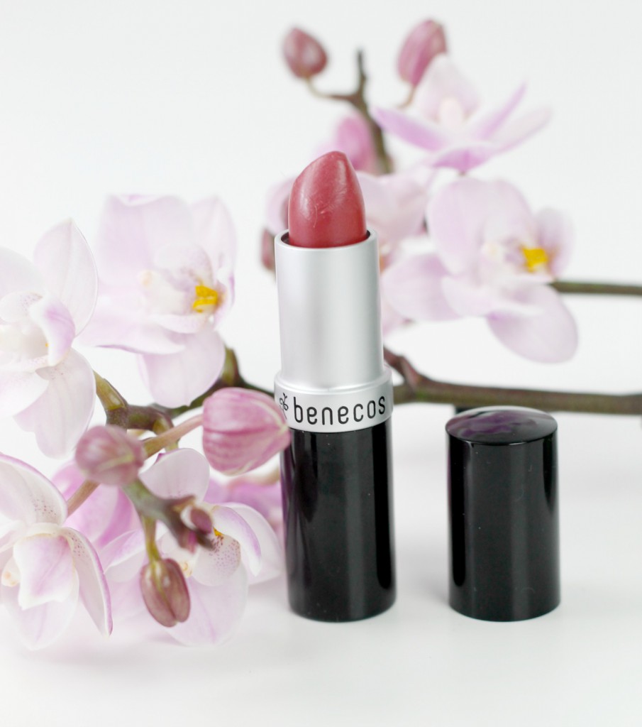 benecos- benecoslipstick -pinkrose -kimbuining -lipstick review