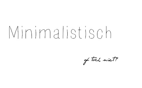 minimalistisch- quote minimalisme - vintageandbeauty.com
