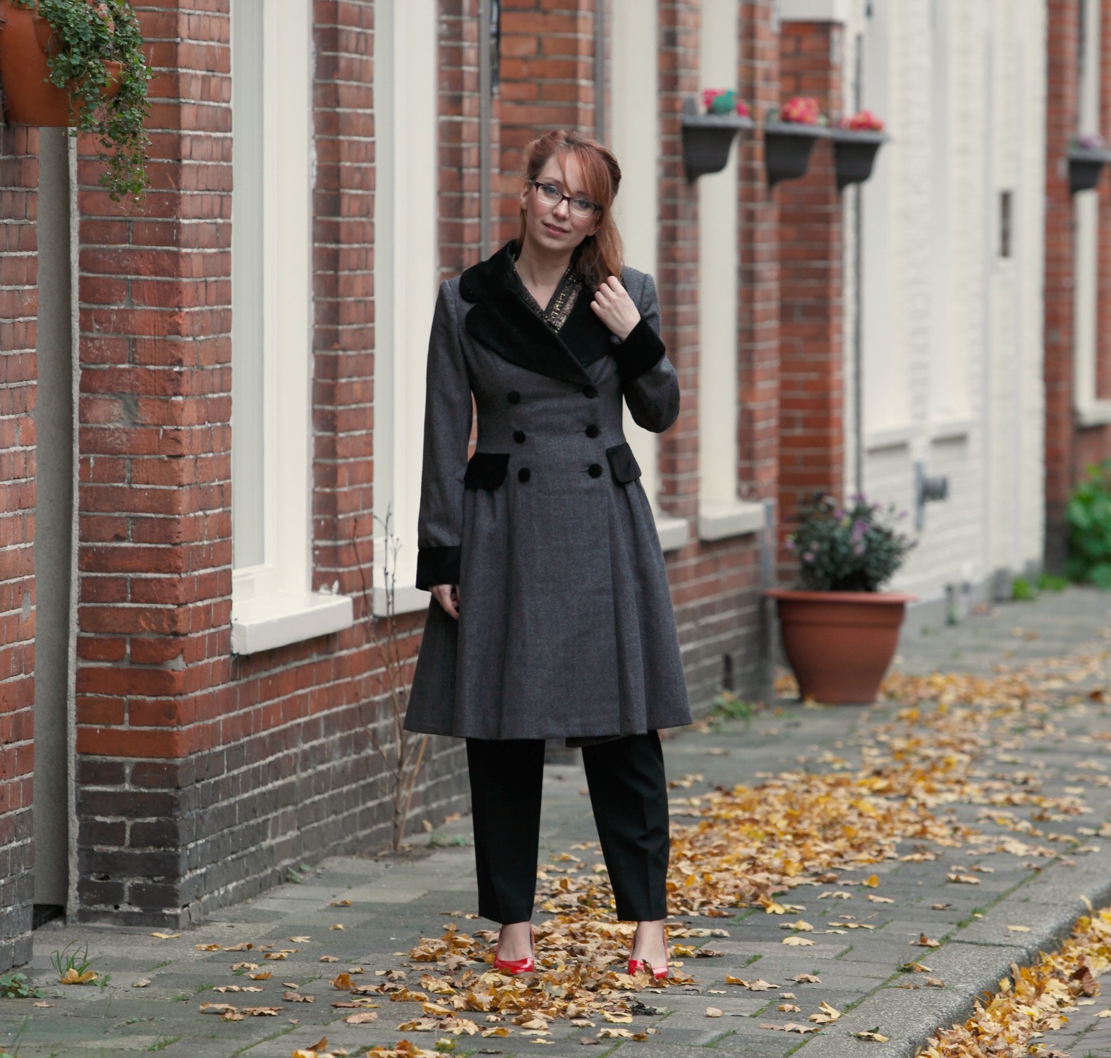 Outfit: Vintage winter coat 